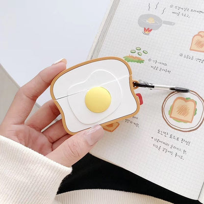 Compatible with Apple, Breakfast Egg Toast Airpod Case