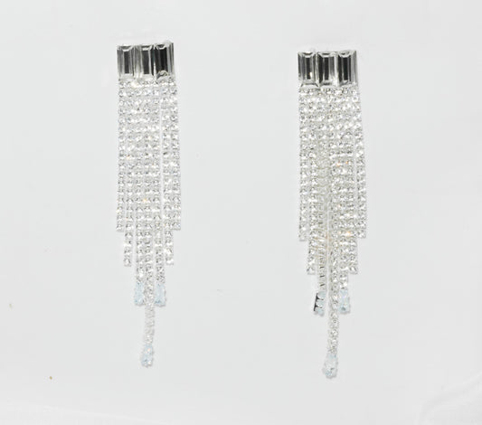 Formal Earring Silver Dangling - ERFE-0001