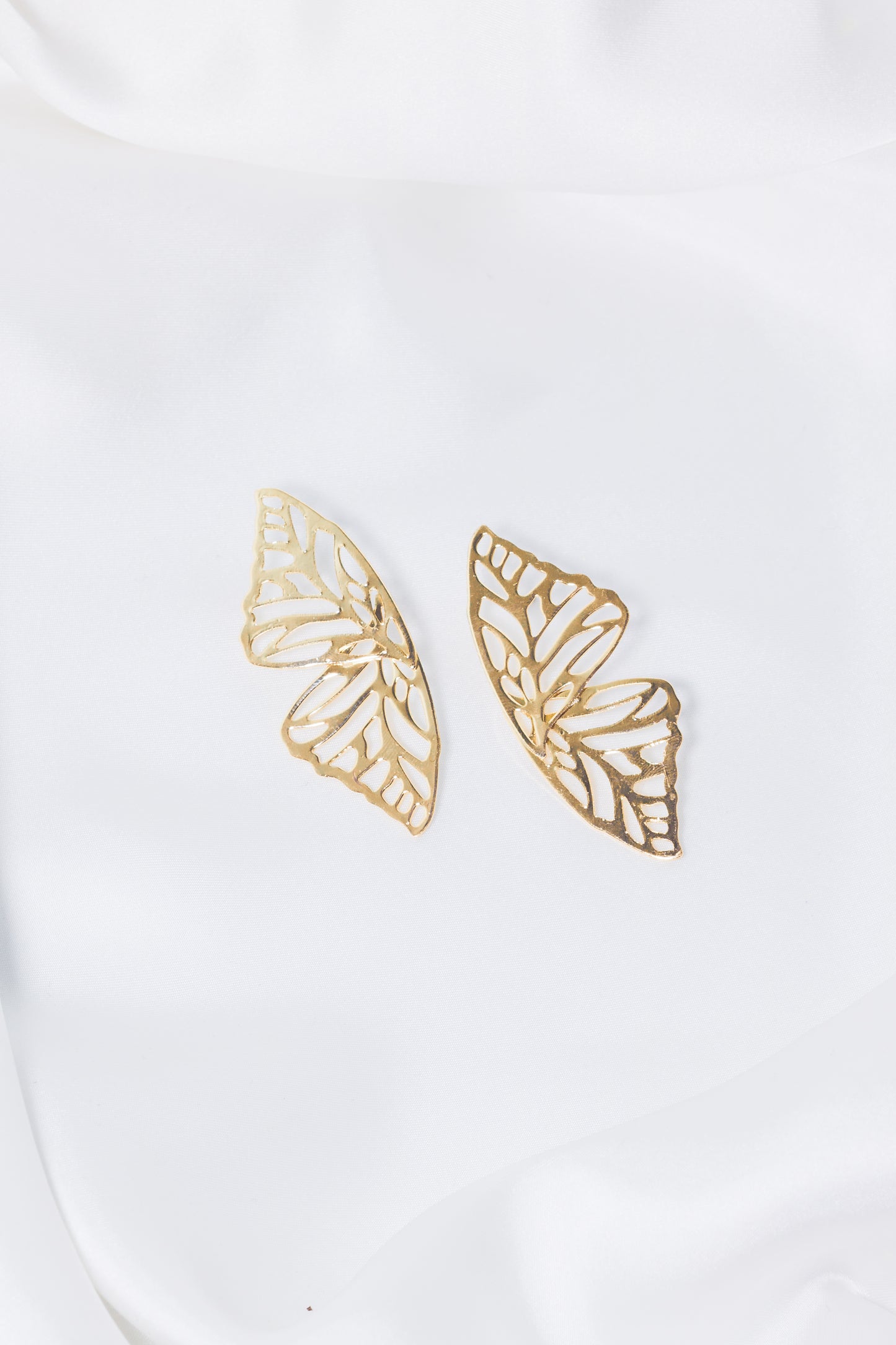 Funky Wear Golden Butterfly Studs SGGZ-0009