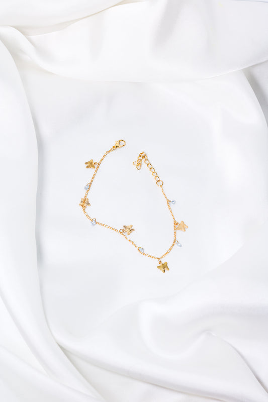 Golden Anklet Butterfly Style ACAK-0002