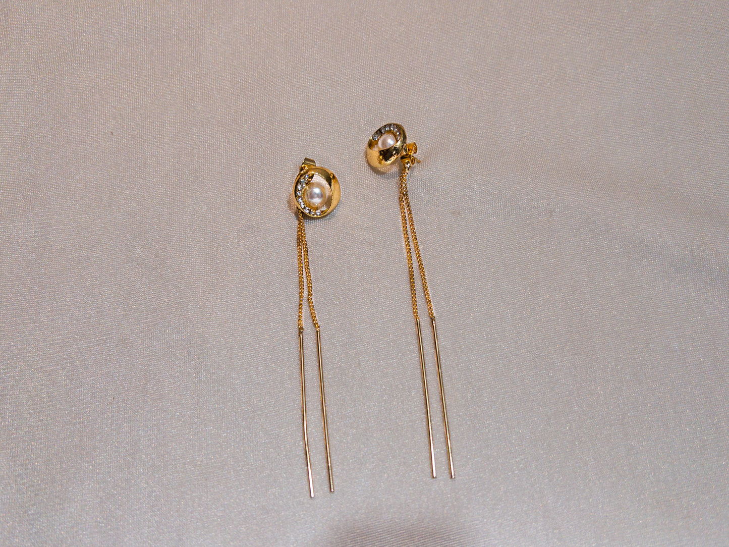 Golden Pearl dropping Earrings ERDW-0008