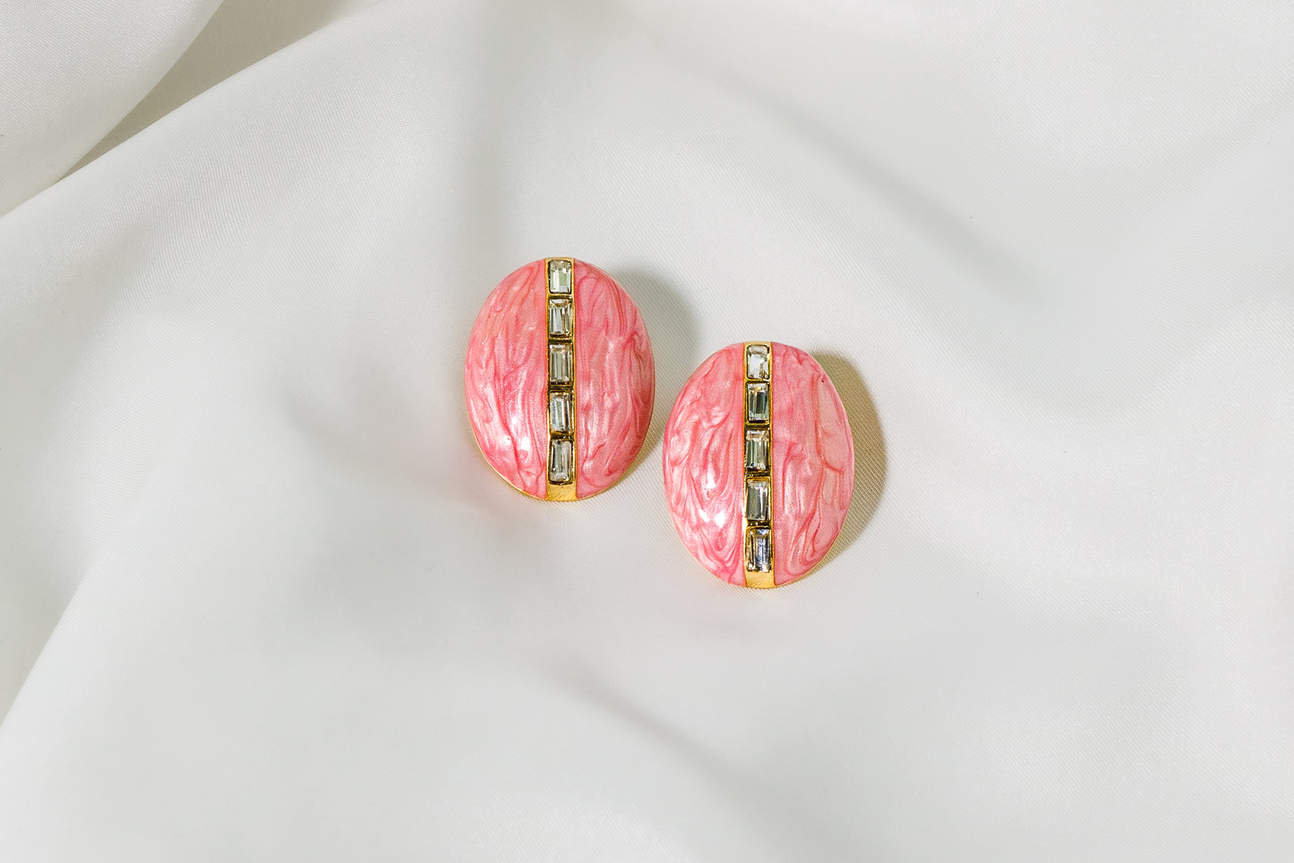 Pink Trendy Ear Studs - ESDW-0004