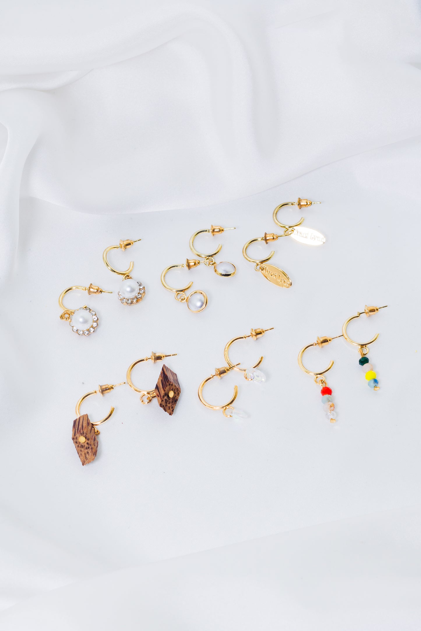 Trendy Ear Studs Set Of Six ESDW-0006